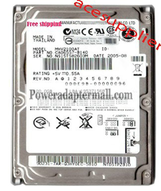 Major Brand 2.5" IDE/PATA 100GB hard disk drive for laptop - Click Image to Close